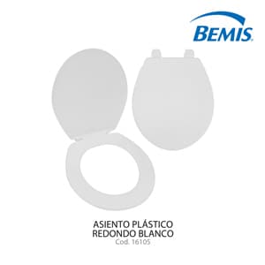 ASIENTO PLAS RED BLANCO BEMIS
