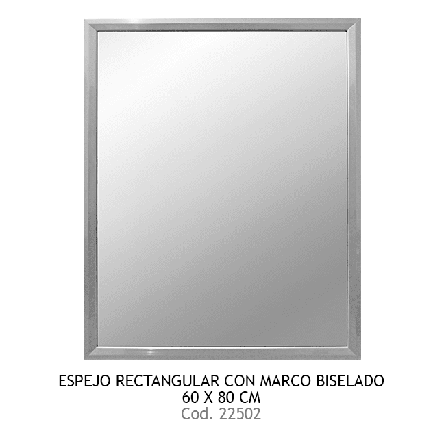 ESPEJO RECTANGULAR 60X80 C/MARCO  CJ-710 NIAGARA