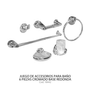 JGO ACCES CROM BASE RED 6 PZS JOLIGAR