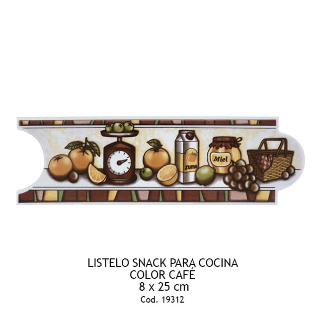 LISTELO SNACK CAFE 267791761 8X25 COCINA CERAMICA COL