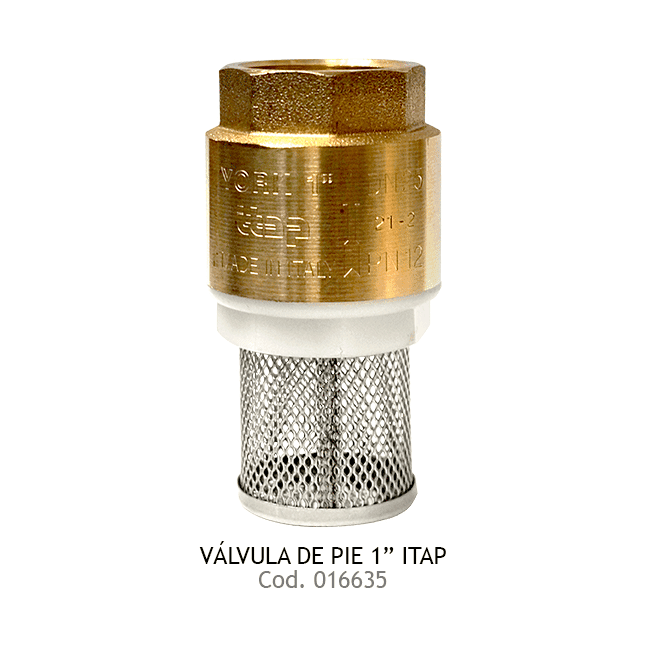 VALVULA DE PIE 1" ITAP