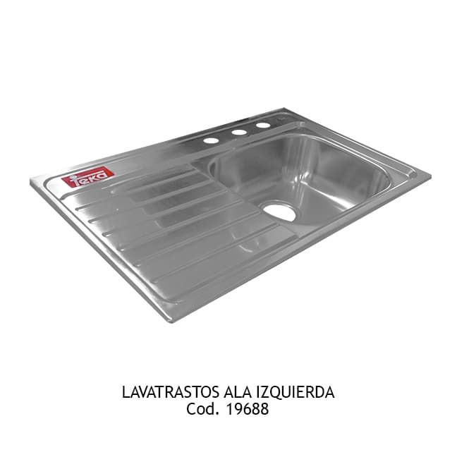 Lavat 1 Ala Izq 1 Dep 80X51 3 H sobreponer TEKA