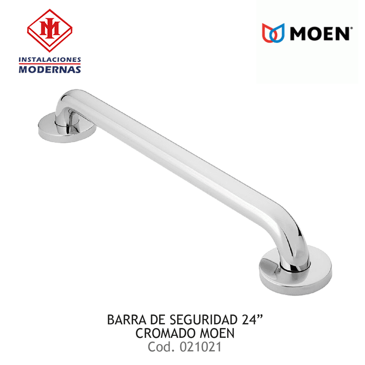 BARRA DE SEGURIDAD 24" CROMADO MOEN