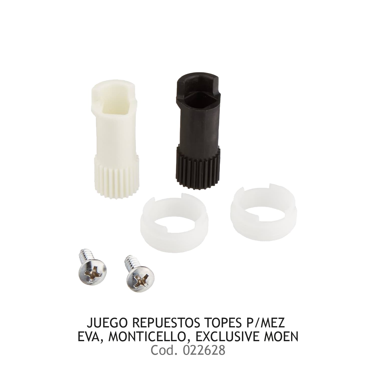 JGO REPUESTOS TOPES P/MEZ EVA, MONTICELLO, EXCLUSIVE MOEN