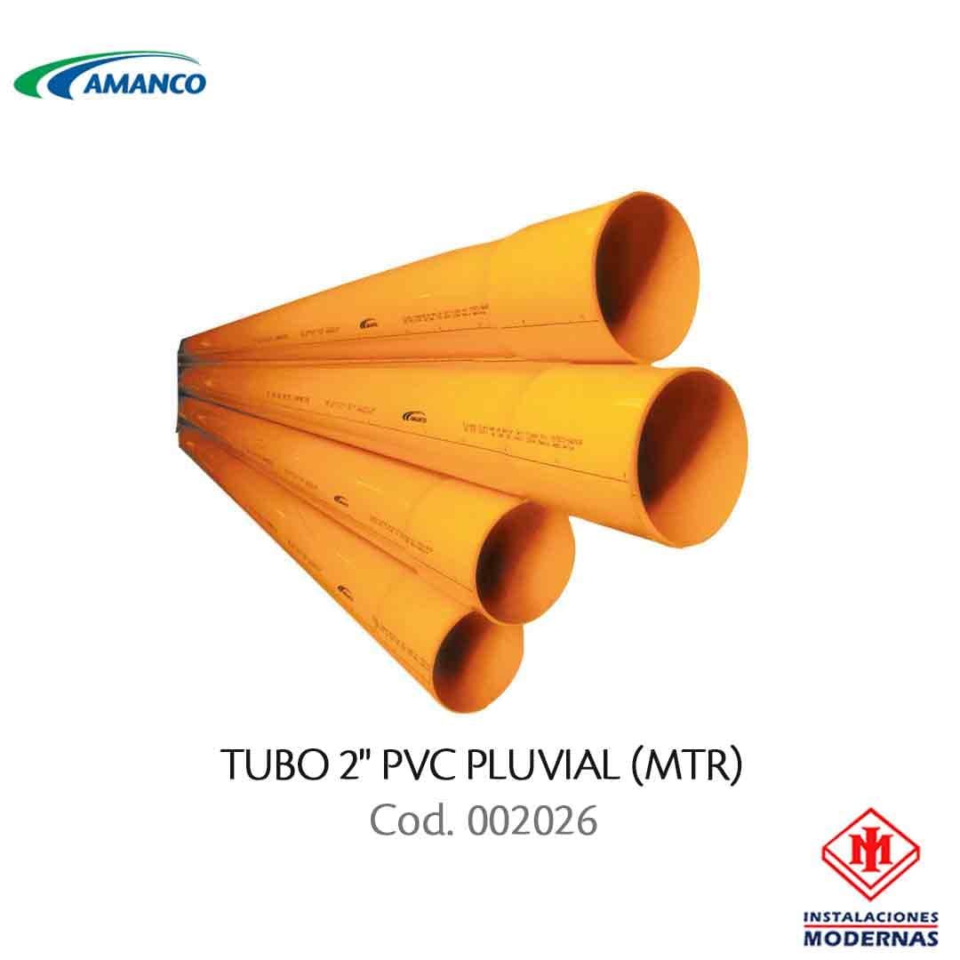 TUBO 2" PVC PLUVIAL (MTR)