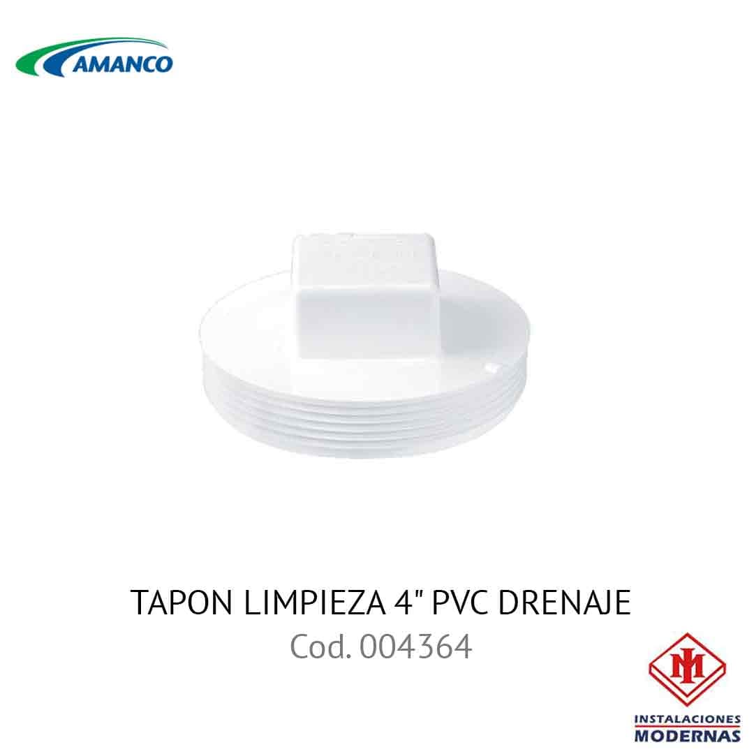 TAPON LIMPIEZA 4" PVC DRENAJE